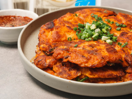 Silken Tofu Kimchi Pancake