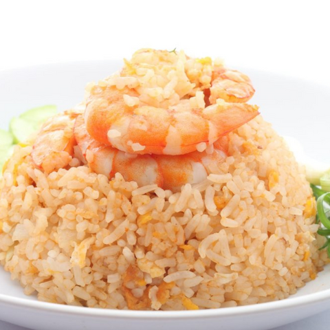Golden Fried Rice with Prawns