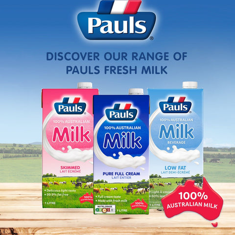 Pauls UHT Milk 1L (Pure Full Cream)