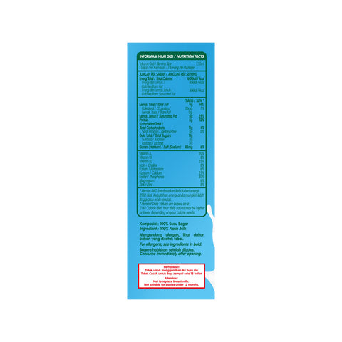 Greenfields UHT Full Cream Milk 250ml x 32 Carton Sales