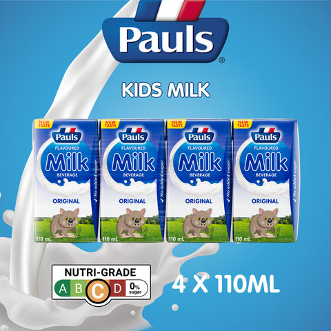 Pauls UHT Kids Milk (Original) 110ML 12 X 4Packs Carton Sales