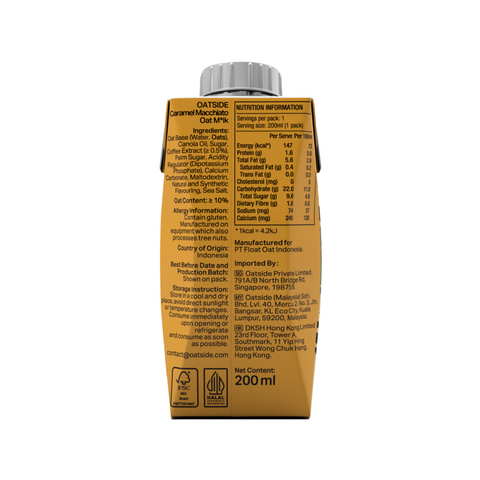 Oatside Barista Blend 200ml x 24 (Caramel Macchiato) Carton Sales