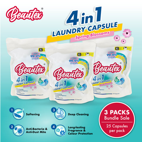 Beautex Laundry Capsule Refill Pack 3 x 25s Bundle Sales