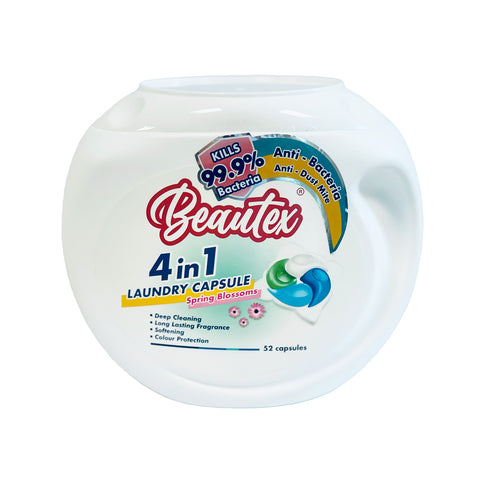 Beautex 4 In 1 Antibacterial And Anti - Dust Mite Laundry Capsule Bundle Sales (3 Boxes x 52s)