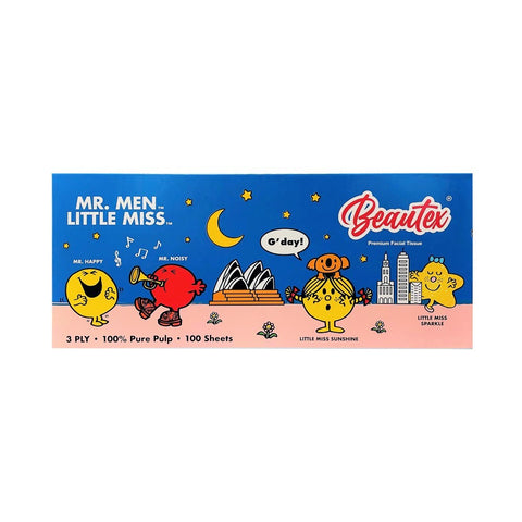 Beautex Mr Men Little Miss 3 Ply 5 Boxes x 100S