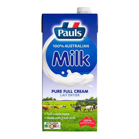 Pauls UHT Milk 1L (Pure Full Cream)