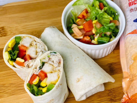 Chicken Rice Burrito