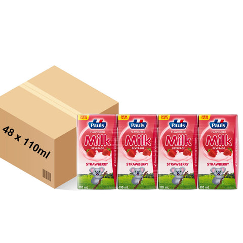 Pauls UHT Kids Milk (Strawberry) 110ML x 4Packs