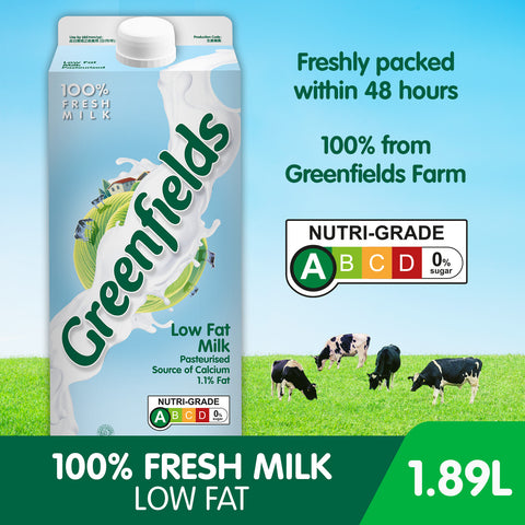 Greenfields ESL Milk 1.89L (Low Fat)