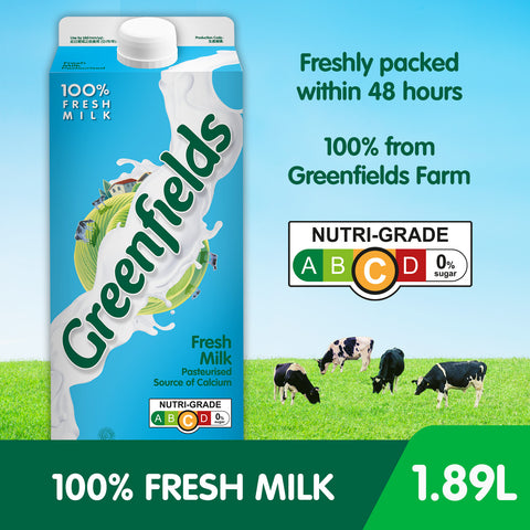 Greenfields ESL Milk 1.89L (Full Cream)