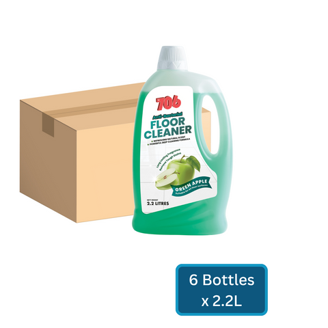 TP706 Antibacterial Floor Cleaner 2.2L (Green Apple) x 6 Carton Sales