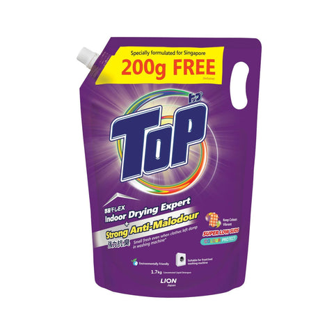 Top Concentrated Liquid Detergent Refill 1.5KG+200G (Super Low Suds Colour Protect)