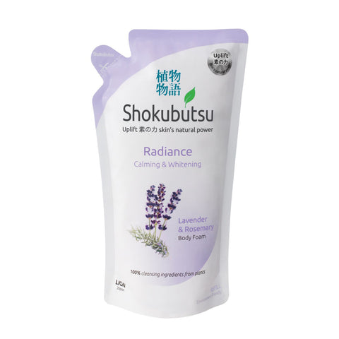 Shokubutsu Radiance Body Foam Refill 600ML (Calming & Whitening)