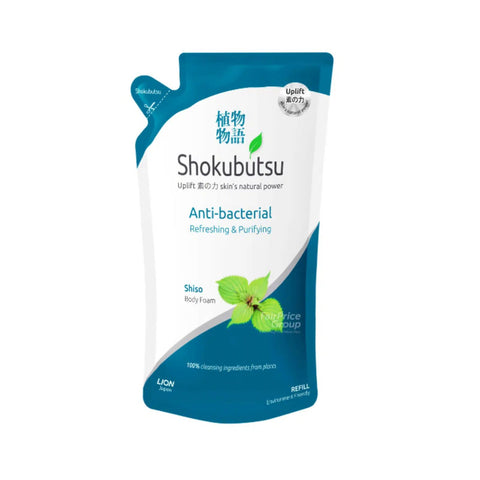 Shokubutsu Anti Bacterial Body Foam Refill 600ML (Refreshing & Purifying)