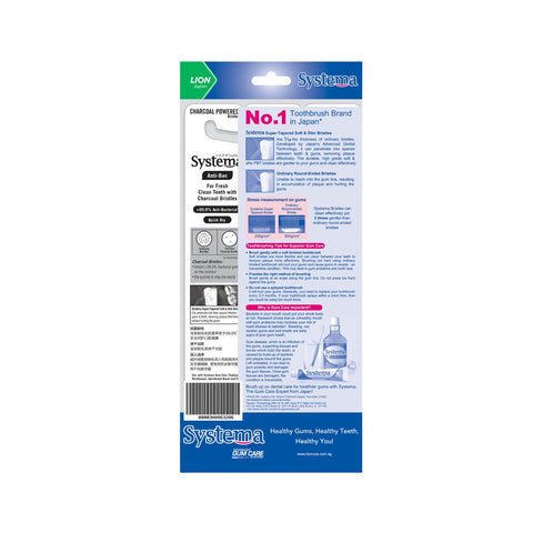 Systema Gum Care Antibacterial Toothbrush 3 x (Buy 2 Free 1 Promo Pack) Bundle Sales