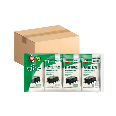 Tao Kae Noi Korea Seaweed Olive Oil 9 x (8 packs x 4G) (Original) Carton Sales