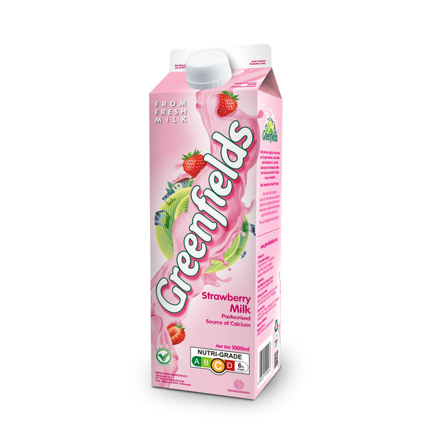 Greenfields Strawberry Fresh Milk 1L – PSC e-store