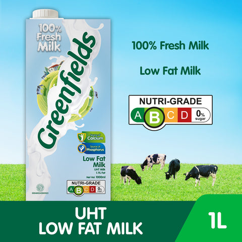 Greenfields UHT Milk 1L (Low Fat)