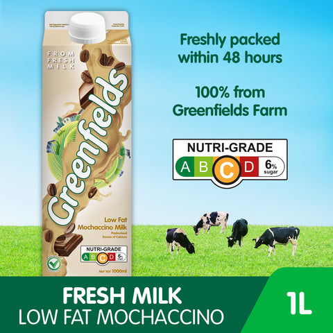 Greenfields ESL Milk  1L (Mochaccino)