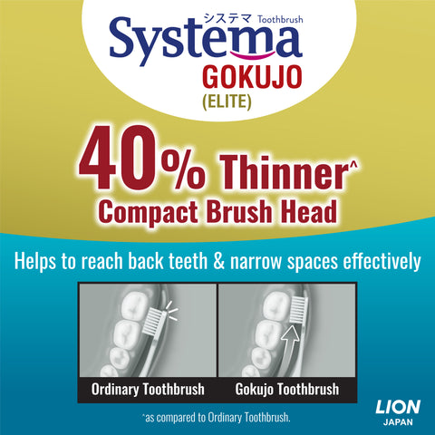 Systema Gokujo Toothbrush Compact Head (Soft)