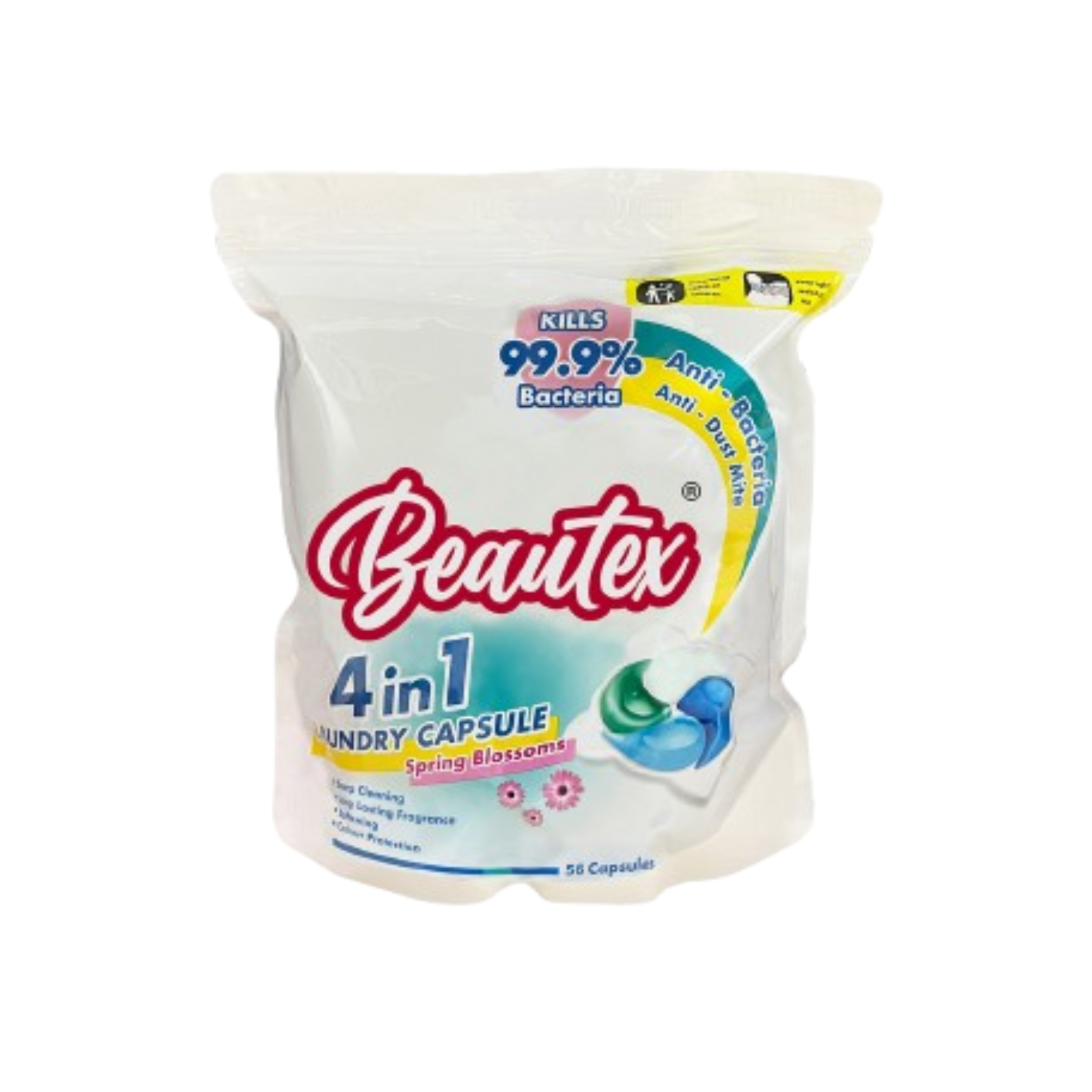 Beautex 4in1 Spring Blossoms Laundry Capsule 56 Pods – PSC e-store