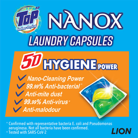 Top Nanox Laundry Capsules 32pcs (5D Hygiene Power)