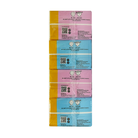 Beautex 3 Ply Mr. Men Little Miss Pocket Tissue 18 x (12 packs x 8S) Carton Sales