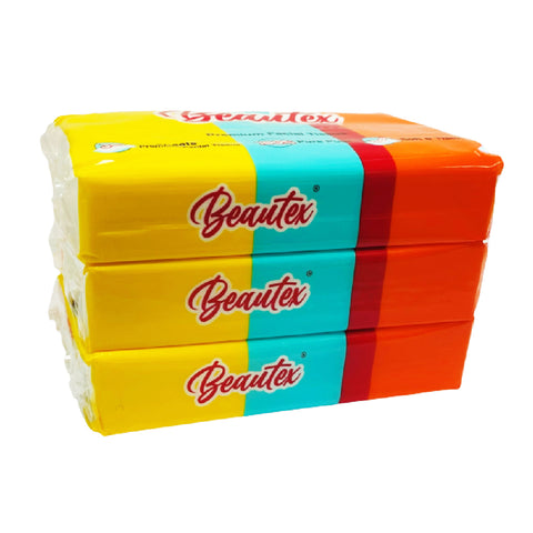 Beautex 3 Ply Travel Pack Tissue (3 packs x 50S)