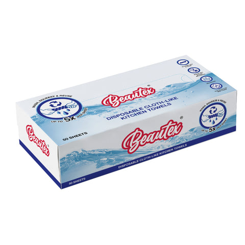 Beautex Cloth-Like Kitchen Towel (20 boxes x 50S) Carton Sales