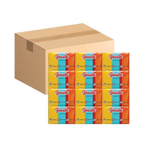 Beautex 3 Ply Premium Pocket Tissue 720 x 8S (Carton Deal)
