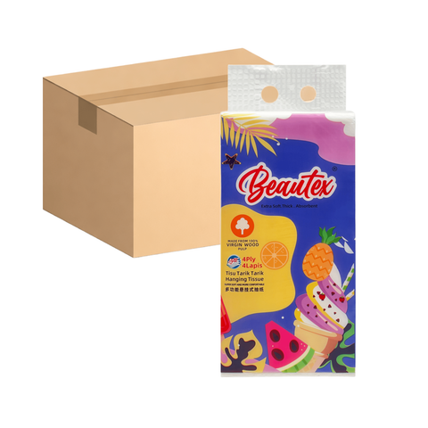 Beautex 4 Ply Hanging Tissue 20 x 250S (Carton Deal)