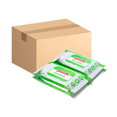 Beautex Aloe Vera Wet Wipes 144 x 8S (Carton Deal)