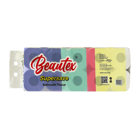 Beautex Supersave Bathroom Tissue 3 Packs x 10 Rolls x 160 Sheets