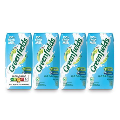 Greenfields UHT Full Cream Milk 200ml x 4 x 8 (Carton Sales)
