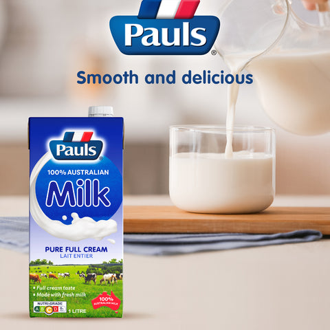 Pauls UHT Milk 1L (Pure Full Cream)