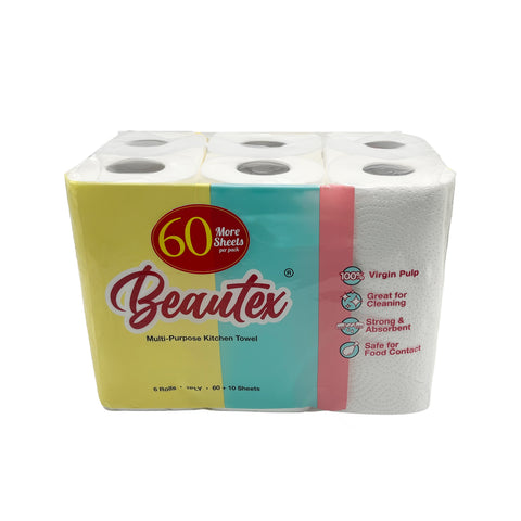 Beautex 2 Ply Multi-Purpose Kitchen Towel 24 x 70S (Carton Deal)