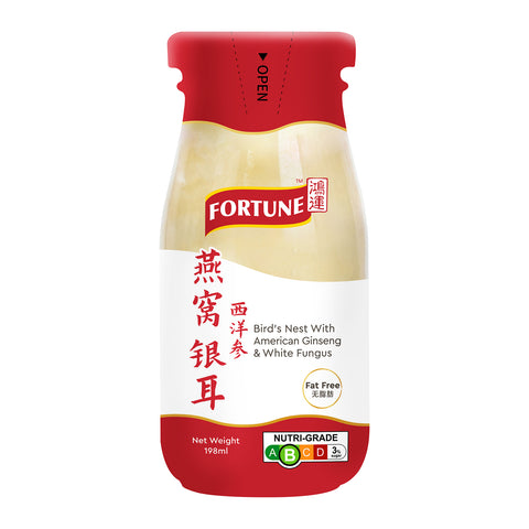 Fortune Bird's Nest with Ginseng & White Fungus 198ML x 12