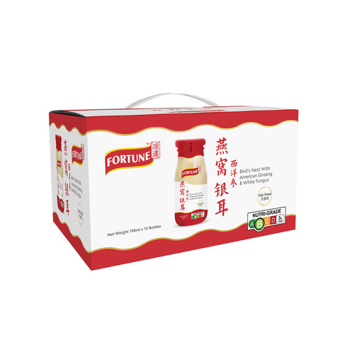 Fortune Bird's Nest with Ginseng & White Fungus 198ML x 12