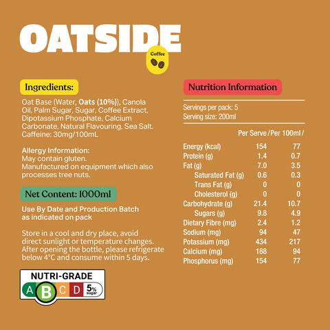 Oatside Barista Blend 200ml x 24 (Coffee)