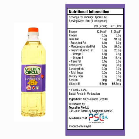 Golden Circle Canola Oil 1L