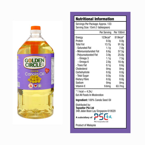 Golden Circle Canola Oil 2L