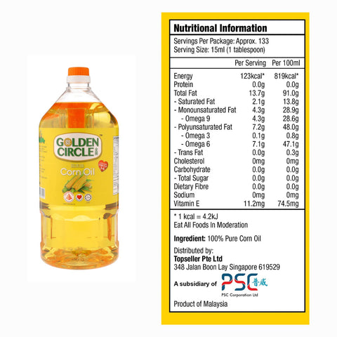 Golden Circle Corn Oil 2L