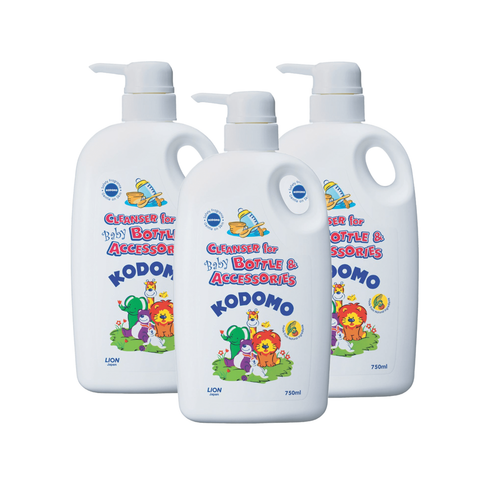 Kodomo Cleanser for Baby Bottle & Accessories 3 x 750ML Bundle Sales