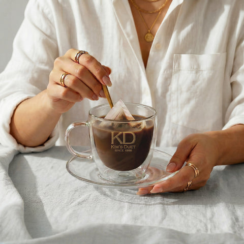 Kim's Duet Kopi-C (Nanyang Traditional Coffee with Creamer & Less Sugar) 27G x 15 sachets