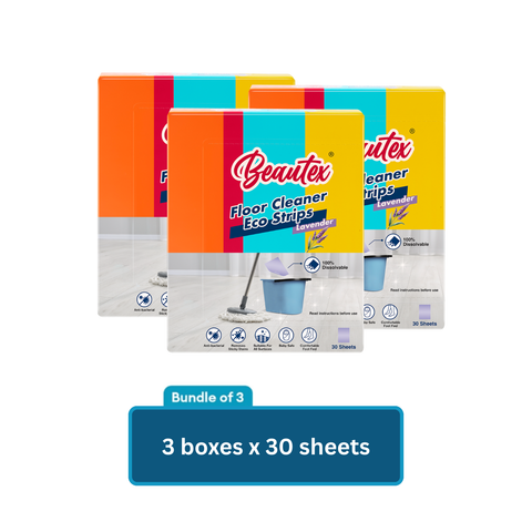 Beautex Floor Cleaner Eco Strips (3 boxes x 30S) Bundle Sales