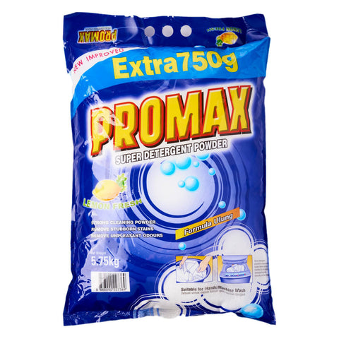 PROMAX Super Detergent Powder 5.75KG (Lemon Fresh)