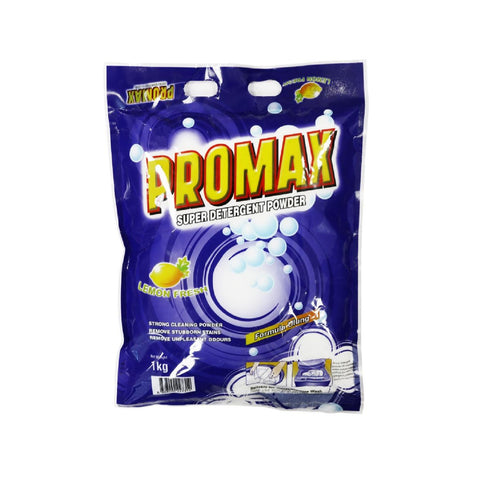 PROMAX Super Detergent Powder 1KG (Lemon Fresh)