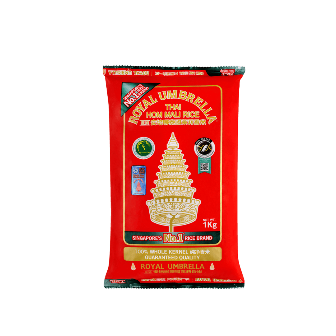 Royal Umbrella Thai Hom Mali Rice 1KG x 3 (Bundle Deal) – PSC e-store