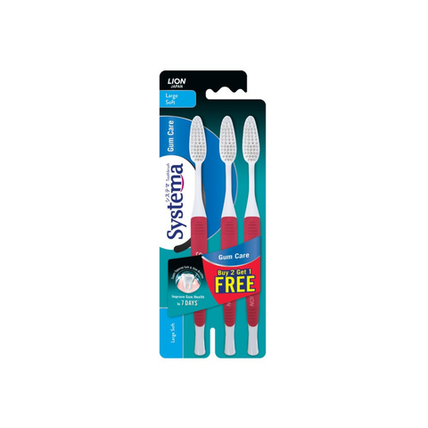 Systema Soft Toothbrush Large Head (Buy 2 Free 1 Promo Pack)