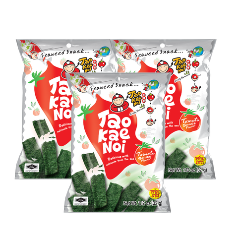 Tao Kae Noi Crispy Seaweed Tomato Sauce 32G x 3 (Bundle Deal)